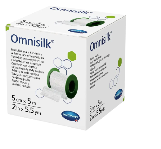 Пластир фіксуючий зі штучного шовку Omnisilk® 5 см х 5 м 1шт